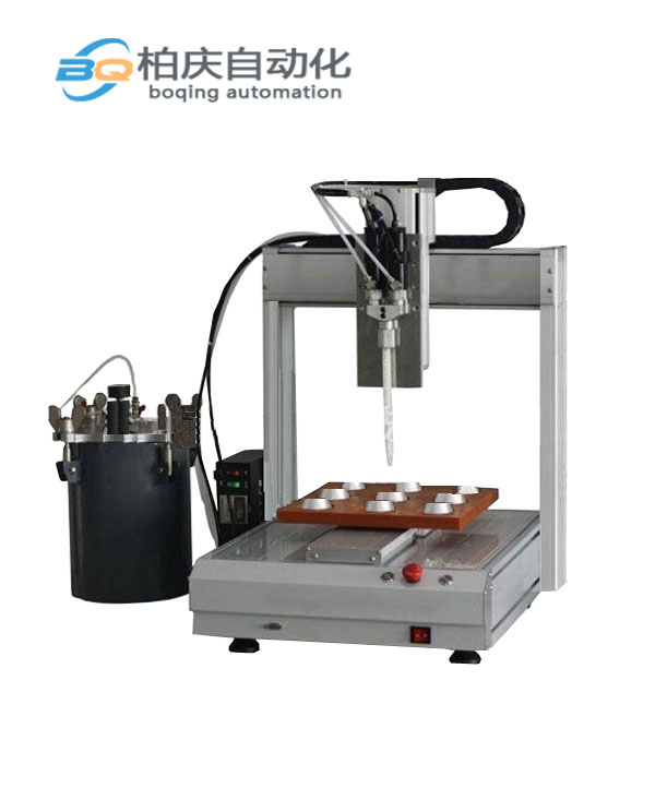 活塞壓力桶硅單頭單Y自動(dòng)膠點(diǎn)膠機(jī)